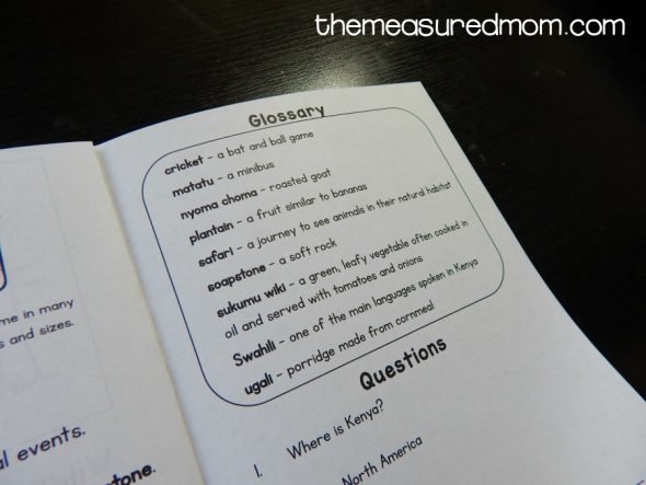 打印这本关于肯尼亚的免费儿童书，以帮助提高阅读理解。后面还有问题！非常适合2-4年级的孩子。