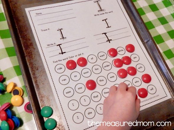 查找超过90个免费视线Word工作表，适用于预提示者和底漆Word Lists！