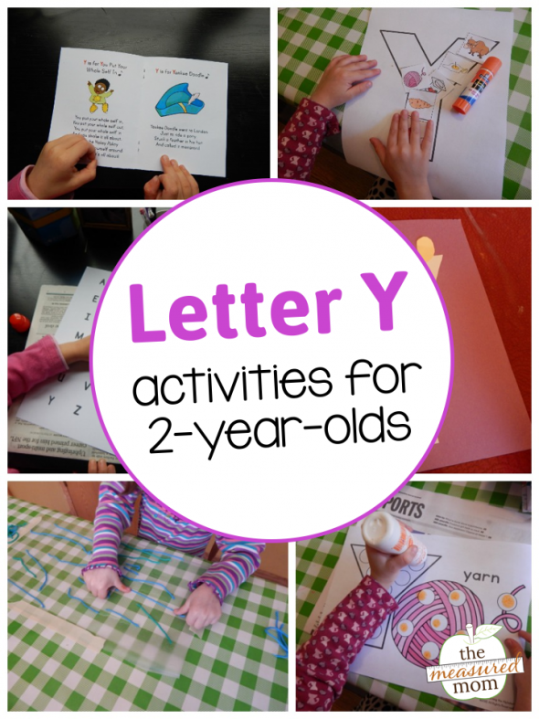 为2岁儿童准备的字母Y活动