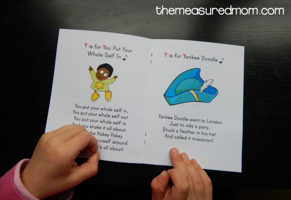 为2岁儿童准备的字母Y活动