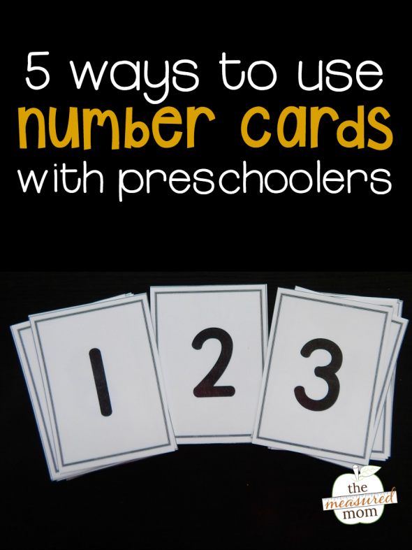 以下是使用您的学龄前儿童使用号码卡的五种方法。获得免费可打印卡！