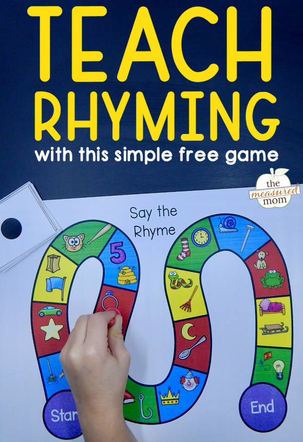 教你的学习者押韵与这个简单的自由押韵游戏!