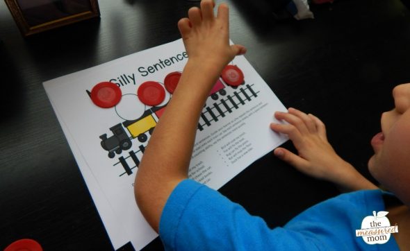 下载此免费文字意识活动，以帮助您的学习者用文字计算句子。