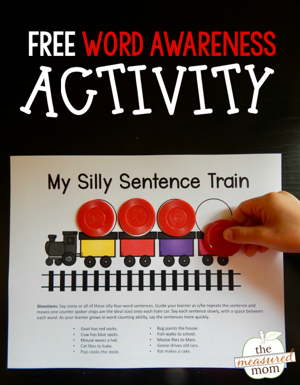 下载此免费文字意识活动，以帮助您的学习者用文字计算句子。