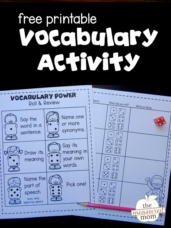 这个类似游戏的活动非常适合三、四、五年级的词汇复习！