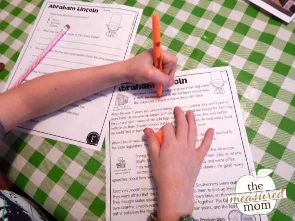 这篇阅读文章很好地帮助孩子们了解我们的第十六任总统。这是亚伯拉罕·林肯写给孩子们的!