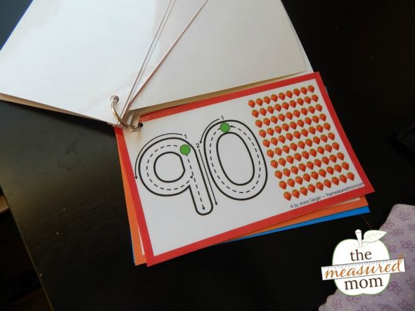 使用这些免费编号追踪卡教授适当的数字形成！