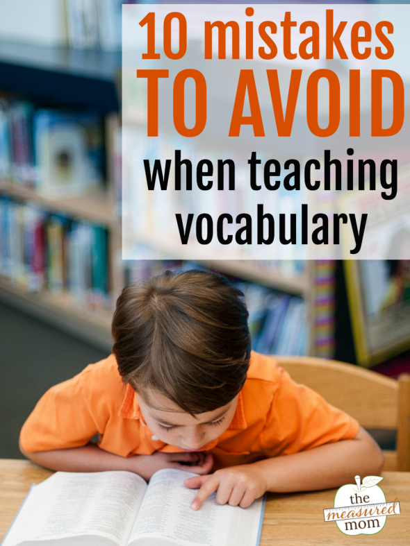 在教学词汇时避免错误