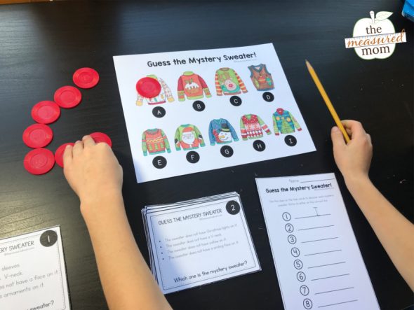 做圣诞节问题的孩子解决活动